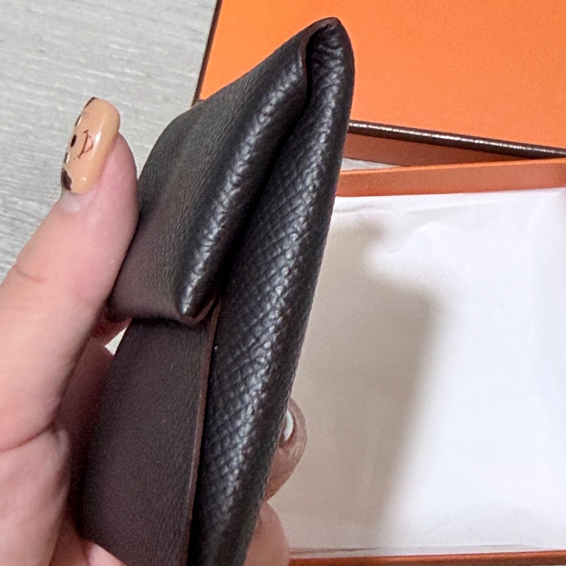 HERMES 全新 Bastia雙色零錢包-5