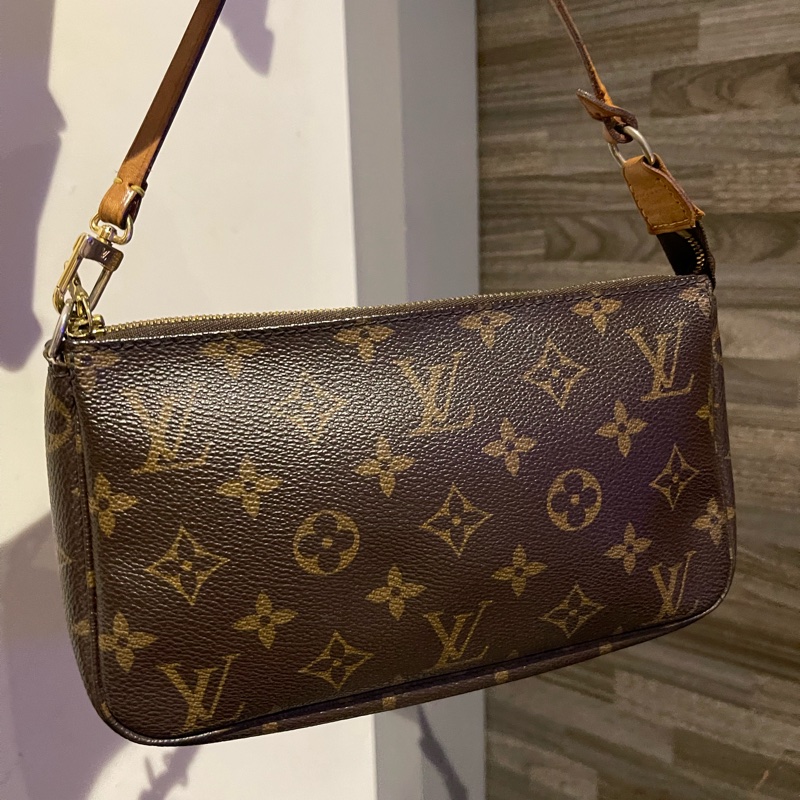 22弄」Louis Vuitton vintage M51980 大麻將包 麻將包 老包 古董 小包 斜背包 腋下包 肩背包-6