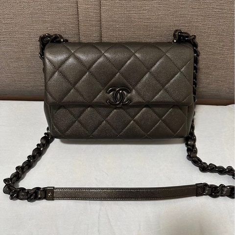 Chanel so black 黑天使限量口蓋包