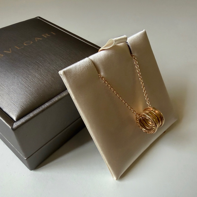 BVLGARI B.ZERO1 18K玫瑰金項鏈-0