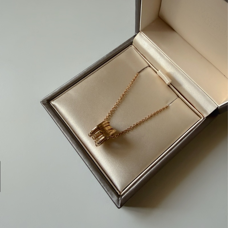 BVLGARI B.ZERO1 18K玫瑰金項鏈-1