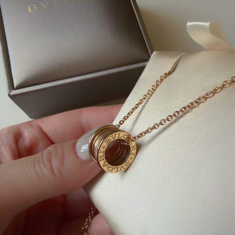 BVLGARI B.ZERO1 18K玫瑰金項鏈-4