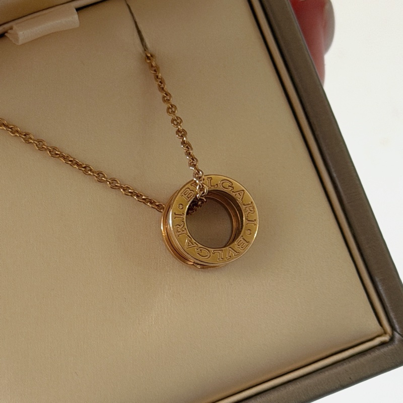 BVLGARI B.ZERO1 18K玫瑰金項鏈-7