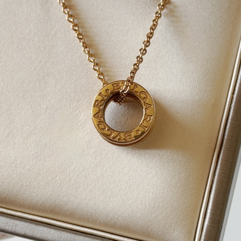 BVLGARI B.ZERO1 18K玫瑰金項鏈-8