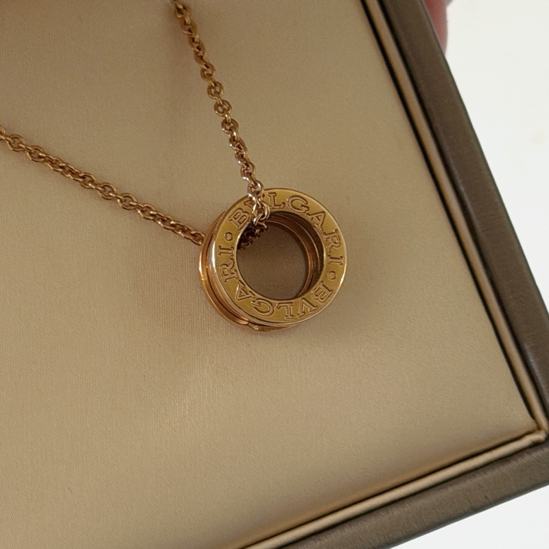 BVLGARI B.ZERO1 18K玫瑰金項鏈-12