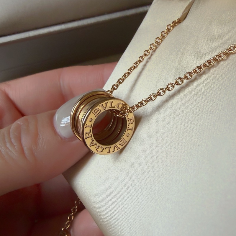 BVLGARI B.ZERO1 18K玫瑰金項鏈-13