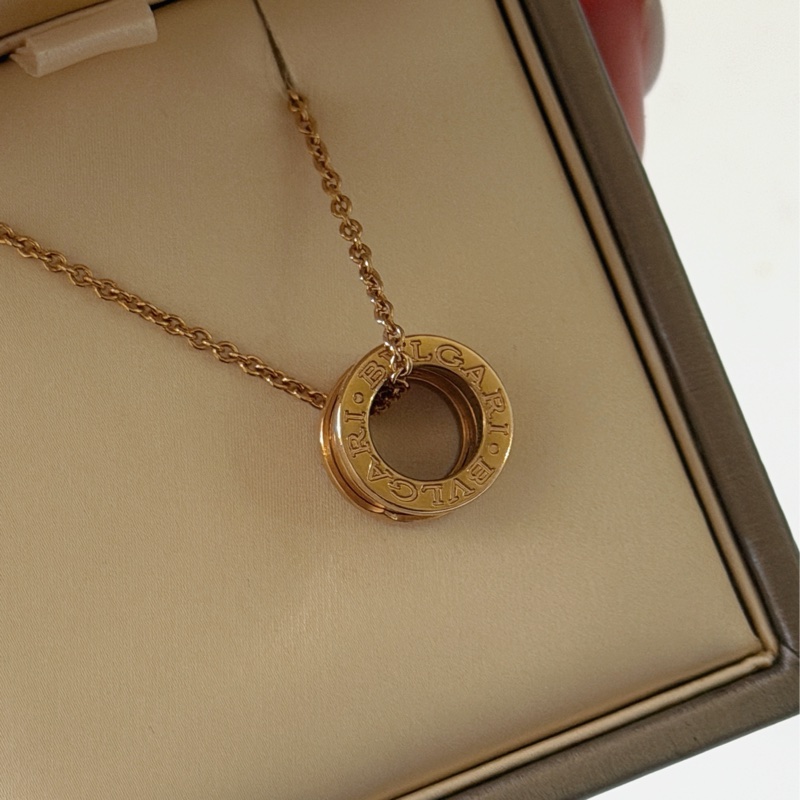 BVLGARI B.ZERO1 18K玫瑰金項鏈-15
