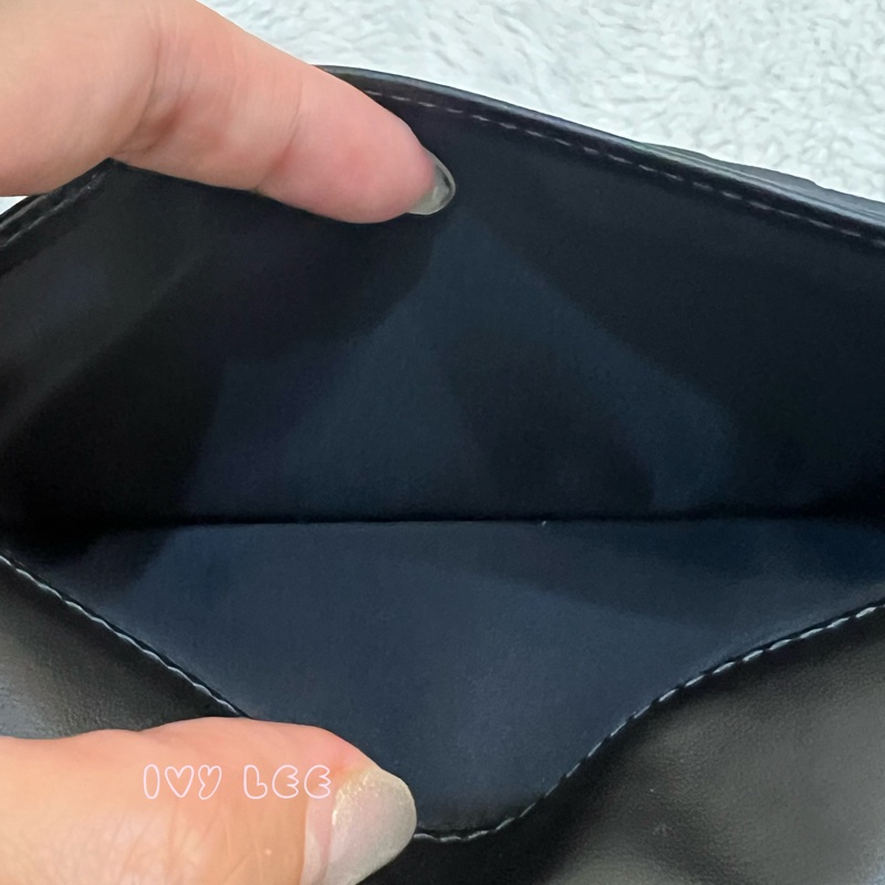 BURBERRY 灰黑經典格紋 對開長夾 正品 二手精品-4
