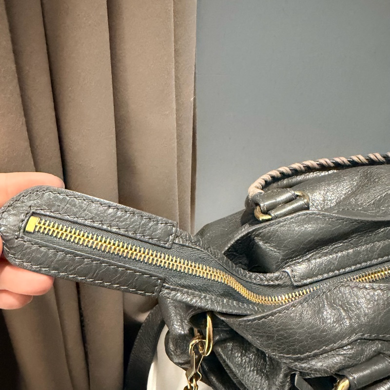 Balenciaga 巴黎世家 city 機車包 深灰-13