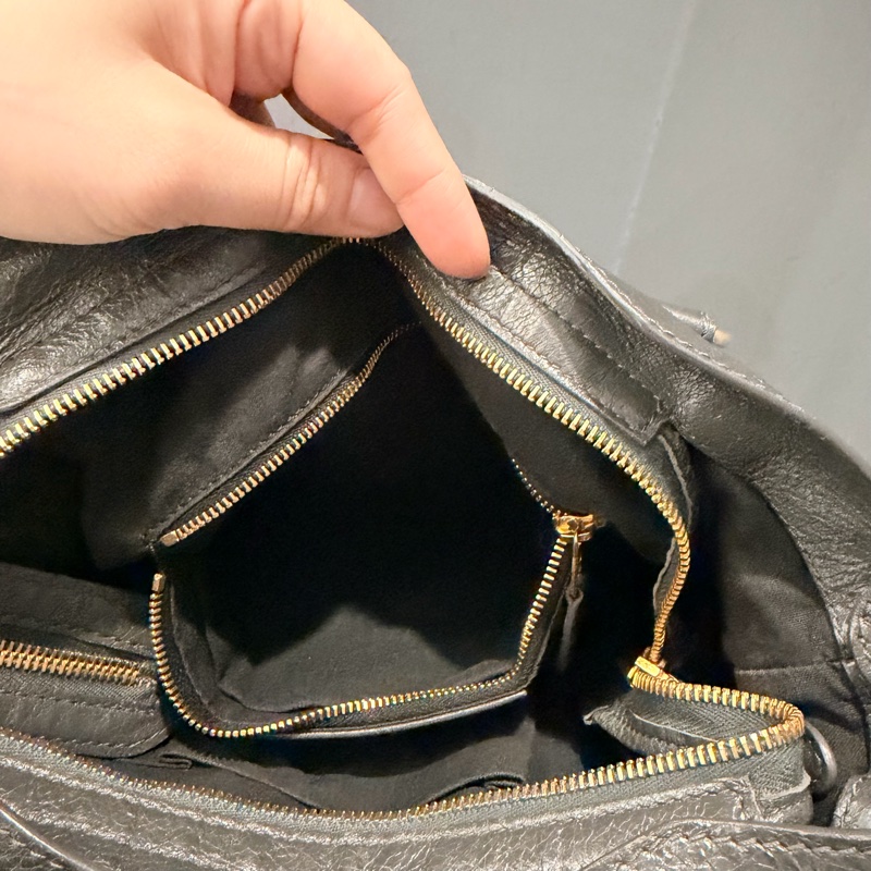 Balenciaga 巴黎世家 city 機車包 深灰-29