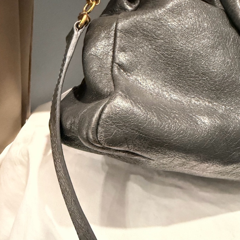Balenciaga 巴黎世家 city 機車包 深灰-43