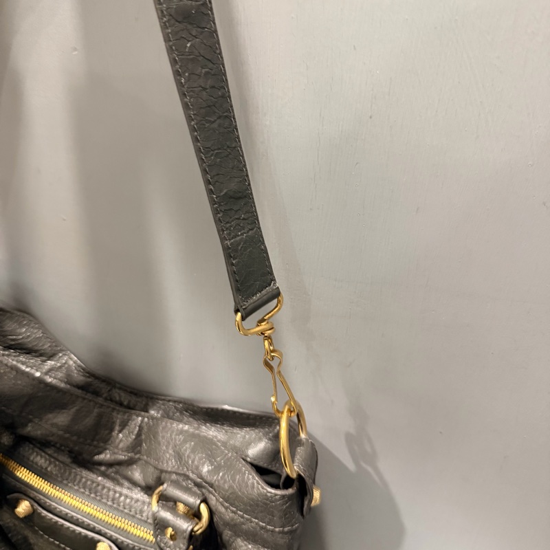 Balenciaga 巴黎世家 city 機車包 深灰-50
