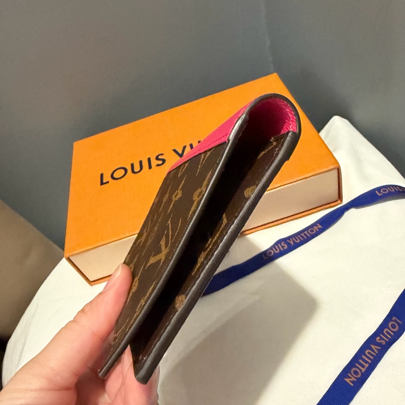 Louis Vuitton LV老花拚皮 Colormania系列牛皮護照套 護照夾-13