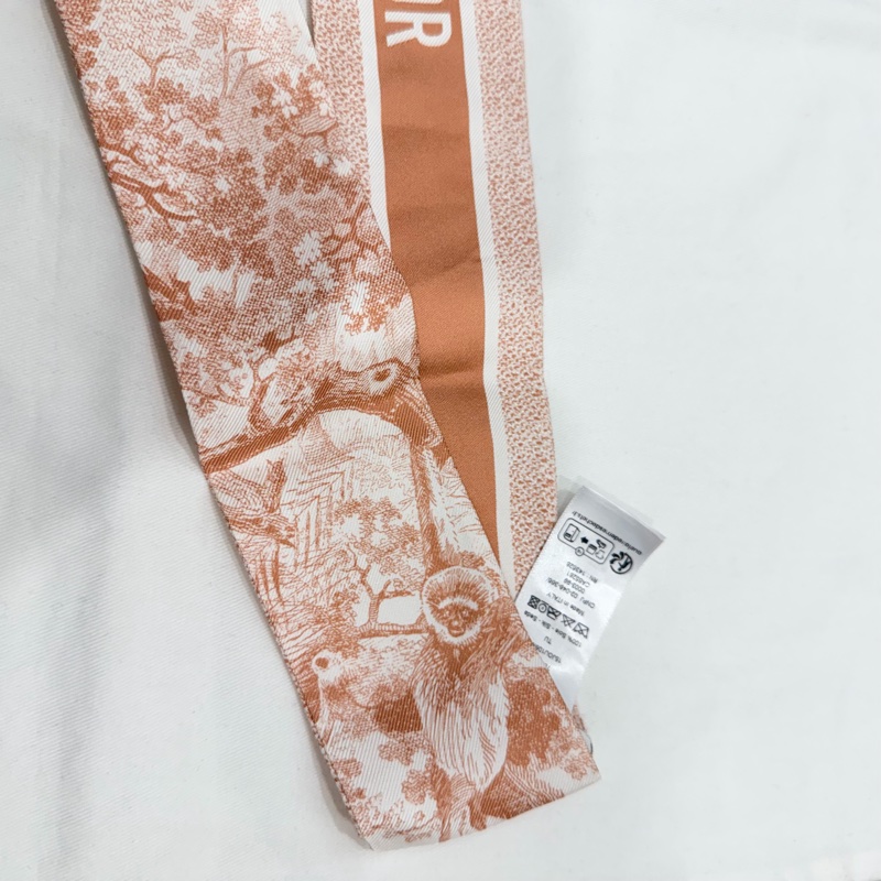 Dior Toile de Jouy Sauvage 法式印花圖騰 Mitzah 絲巾 Twilly-13