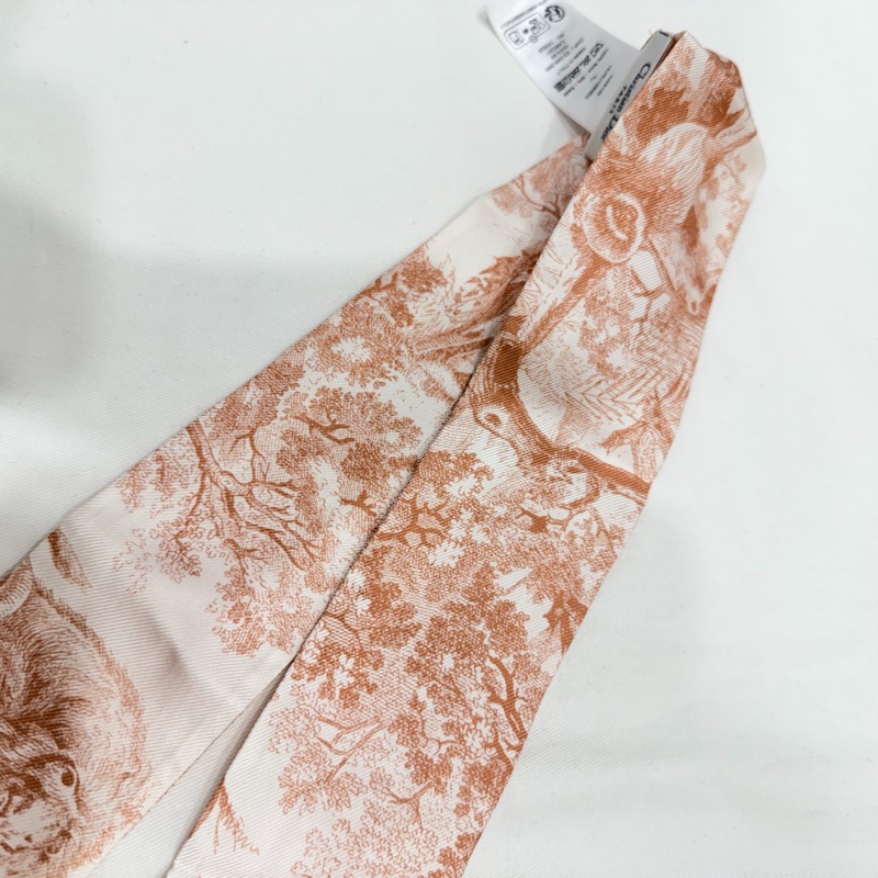 Dior Toile de Jouy Sauvage 法式印花圖騰 Mitzah 絲巾 Twilly-15