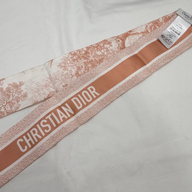 Dior Toile de Jouy Sauvage 法式印花圖騰 Mitzah 絲巾 Twilly-18