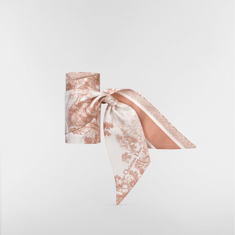 Dior Toile de Jouy Sauvage 法式印花圖騰 Mitzah 絲巾 Twilly-26
