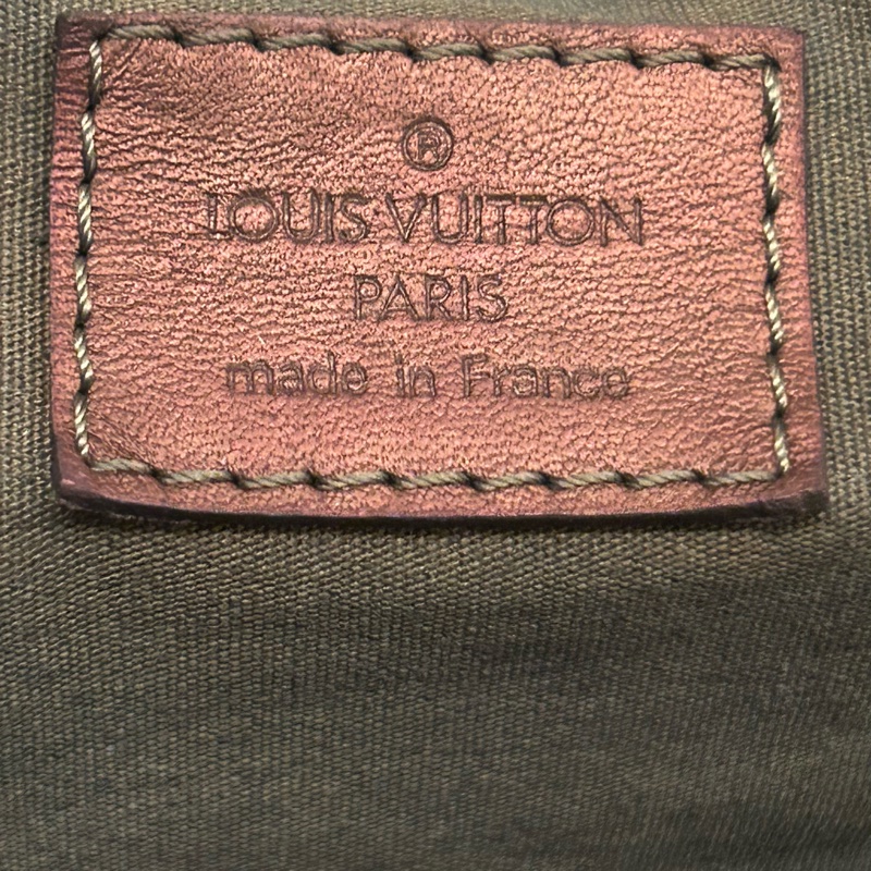 絕版 Louis Vuitton LV Monogram mini green Lin Sac Maman messenger bag 斜挎包 帆布-5