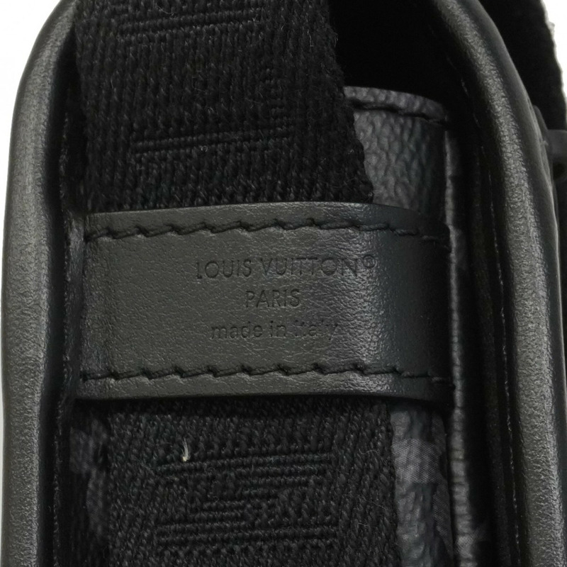 路易威登 Monogram Eclipse Bosphore 穿戴式皮夾肩背包 M12599 黑色 男士-4
