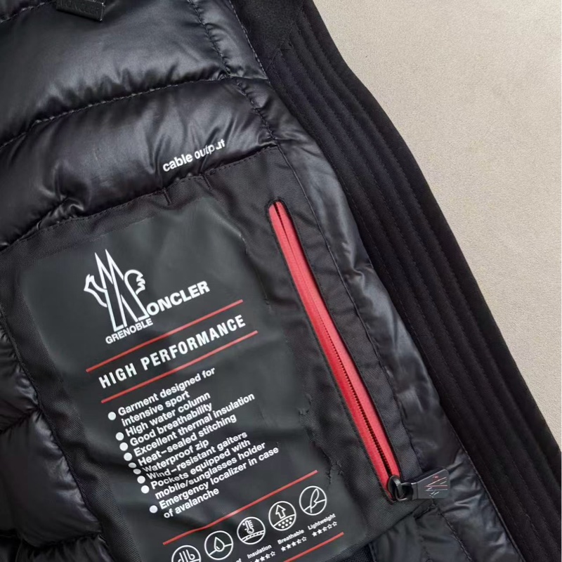 Moncler Grenoble Laplance 黑色羽绒滑雪夹克-5