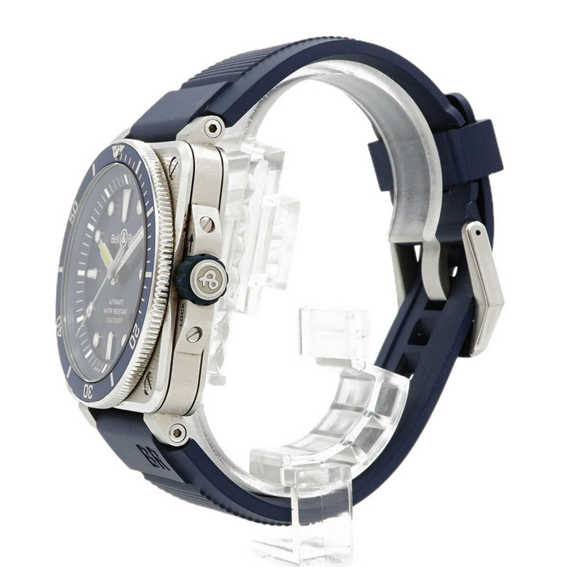 Bell & Ross BR 03-92 潛水錶 藍色 BR03-92-D-BU-ST SRB 錶盤 男士腕錶-1