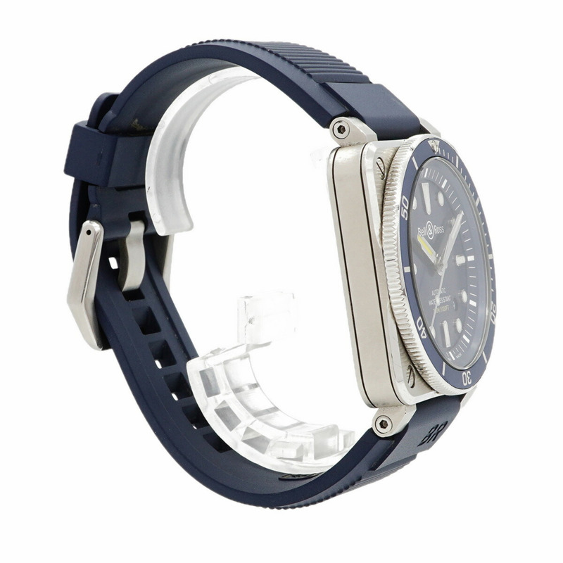 Bell & Ross BR 03-92 潛水錶 藍色 BR03-92-D-BU-ST SRB 錶盤 男士腕錶-2