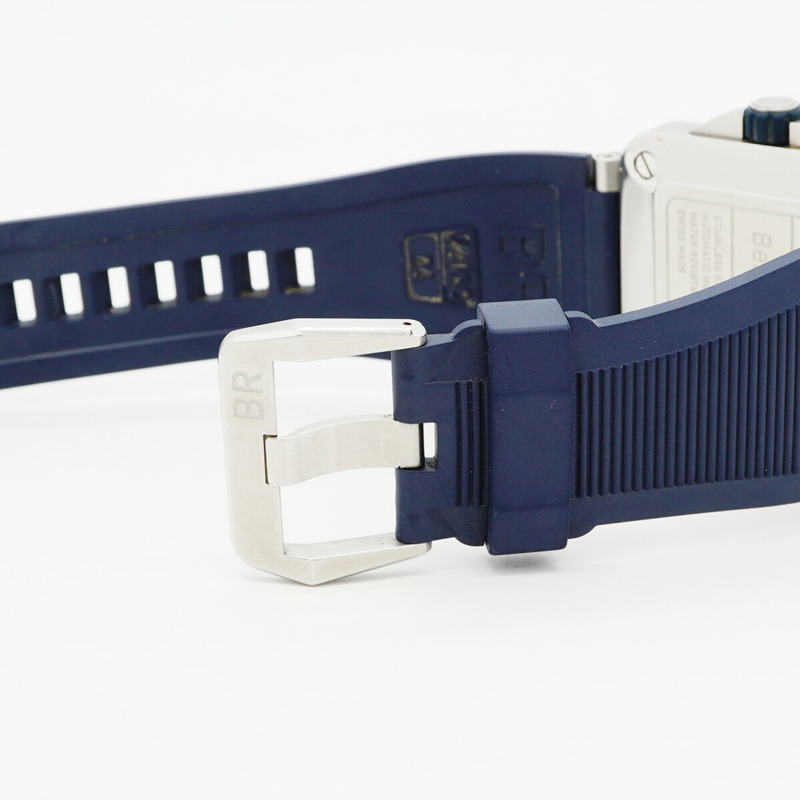 Bell & Ross BR 03-92 潛水錶 藍色 BR03-92-D-BU-ST SRB 錶盤 男士腕錶-3