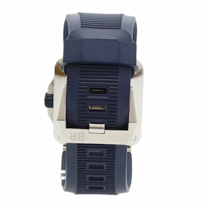 Bell & Ross BR 03-92 潛水錶 藍色 BR03-92-D-BU-ST SRB 錶盤 男士腕錶-6