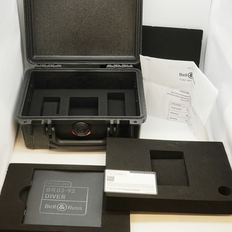 Bell & Ross BR 03-92 潛水錶 藍色 BR03-92-D-BU-ST SRB 錶盤 男士腕錶-8