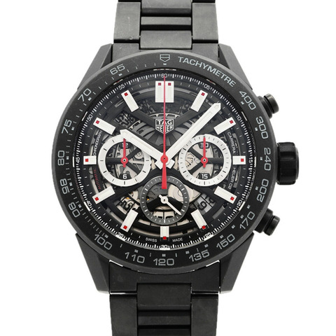 TAG Heuer Carrera CBG2A90 鏤空錶盤男士腕錶