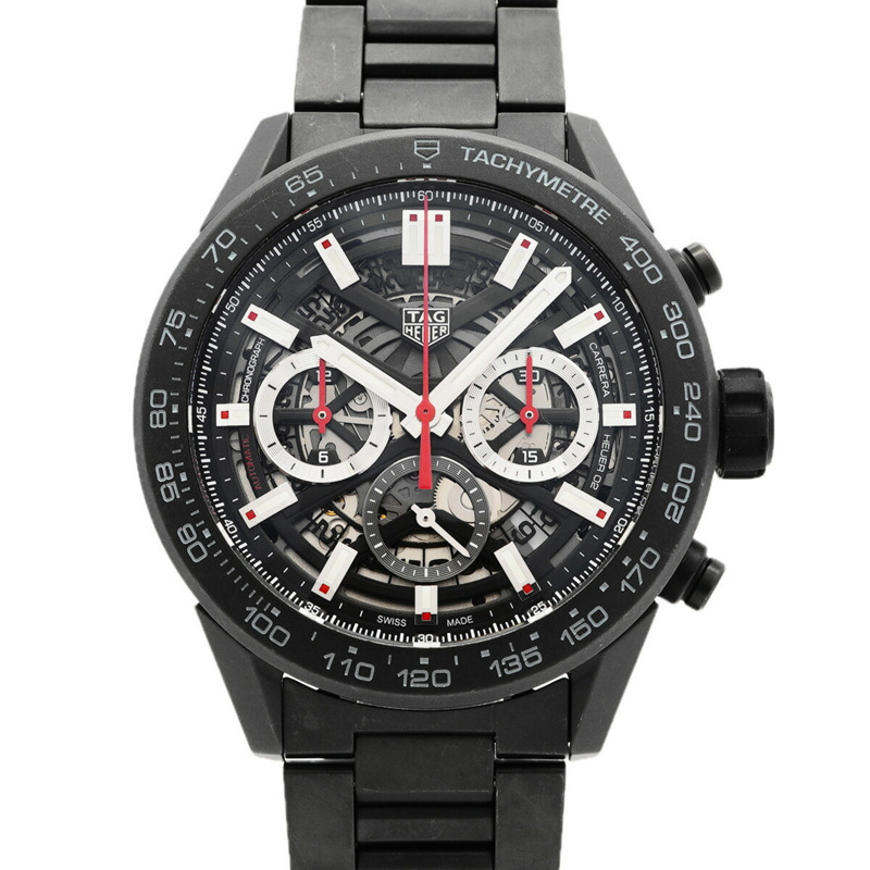 TAG Heuer Carrera CBG2A90 鏤空錶盤男士腕錶-0