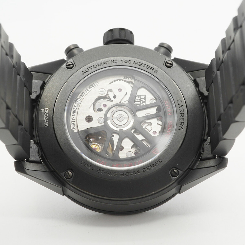 TAG Heuer Carrera CBG2A90 鏤空錶盤男士腕錶-4