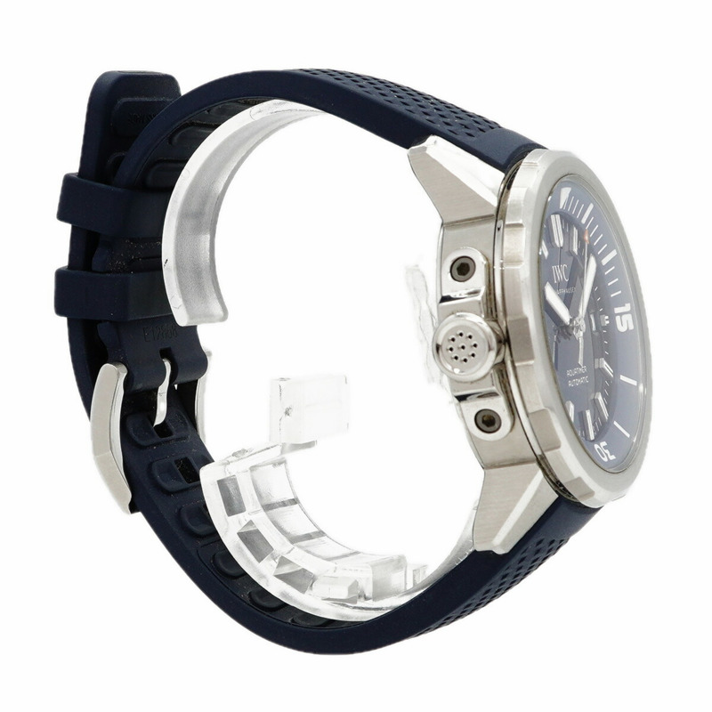 IWC 沙夫豪森海洋計時器 IW328801 藍色錶盤男士手錶-2