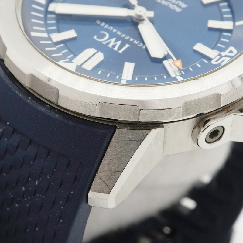 IWC 沙夫豪森海洋計時器 IW328801 藍色錶盤男士手錶-5