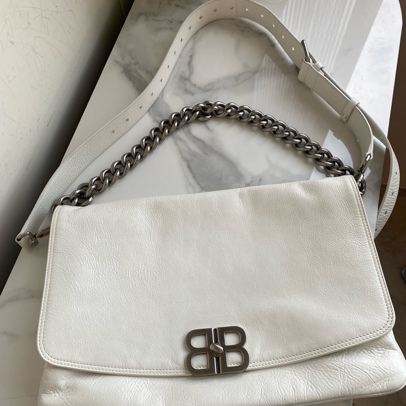 Balenciaga 巴黎世家BBsoft大號奶白色-0