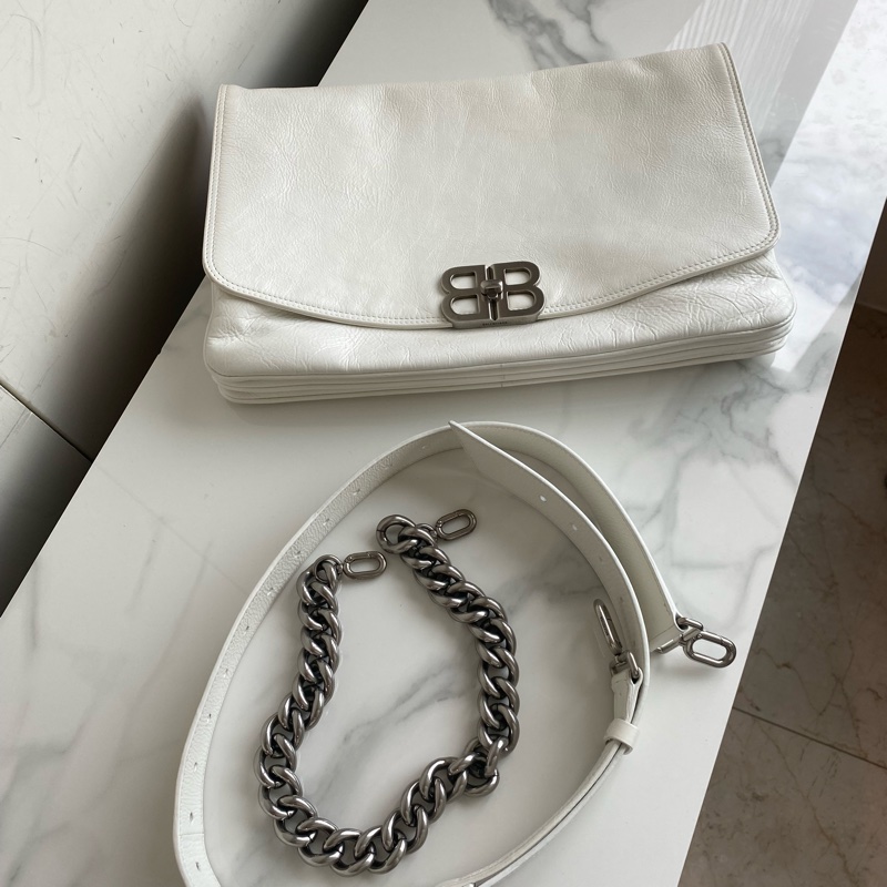 Balenciaga 巴黎世家BBsoft大號奶白色-2