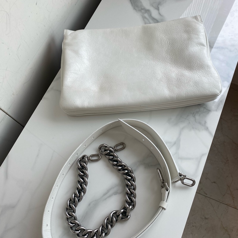 Balenciaga 巴黎世家BBsoft大號奶白色-3