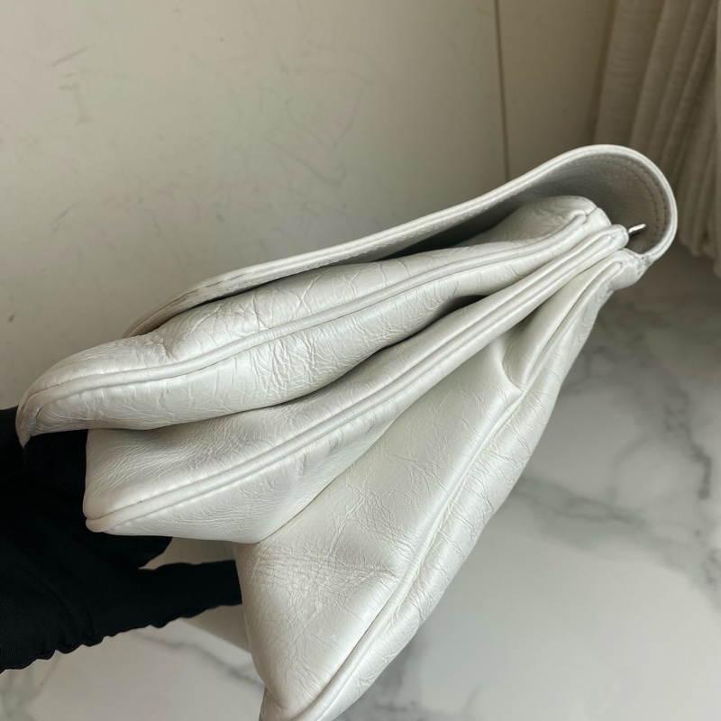 Balenciaga 巴黎世家BBsoft大號奶白色-8