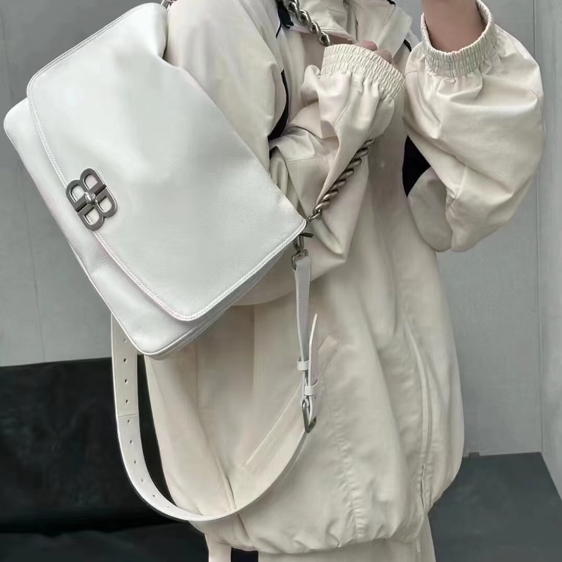 Balenciaga 巴黎世家BBsoft大號奶白色-10