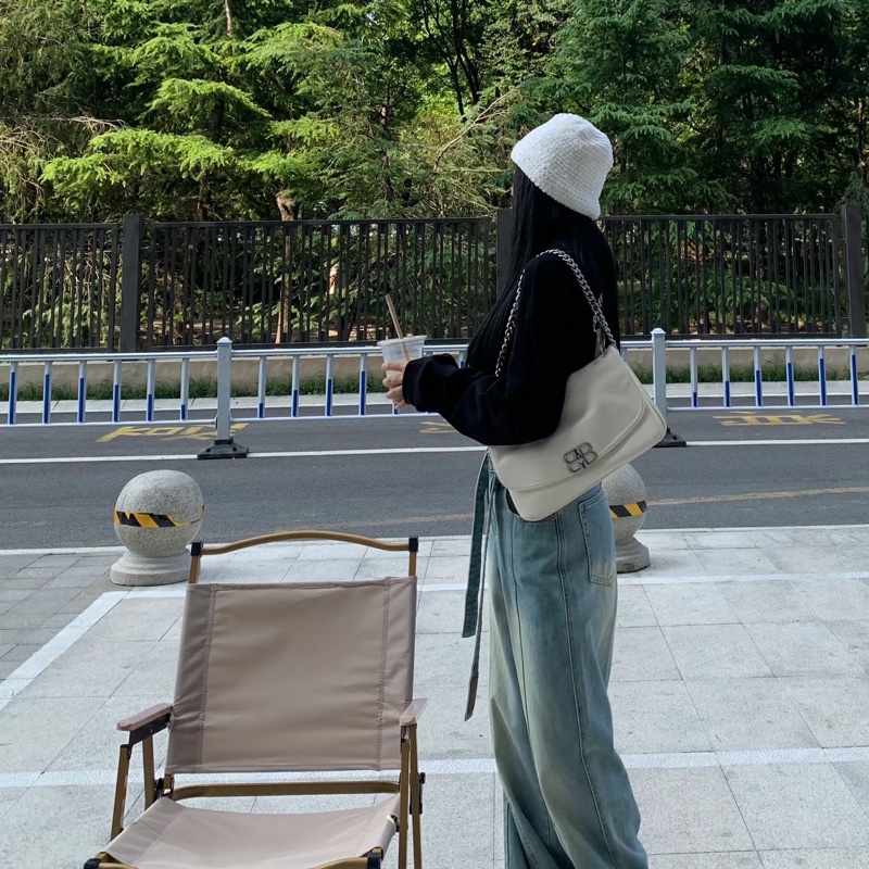 Balenciaga 巴黎世家BBsoft大號奶白色-12