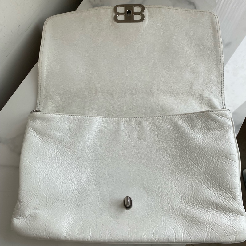 Balenciaga 巴黎世家BBsoft大號奶白色-15