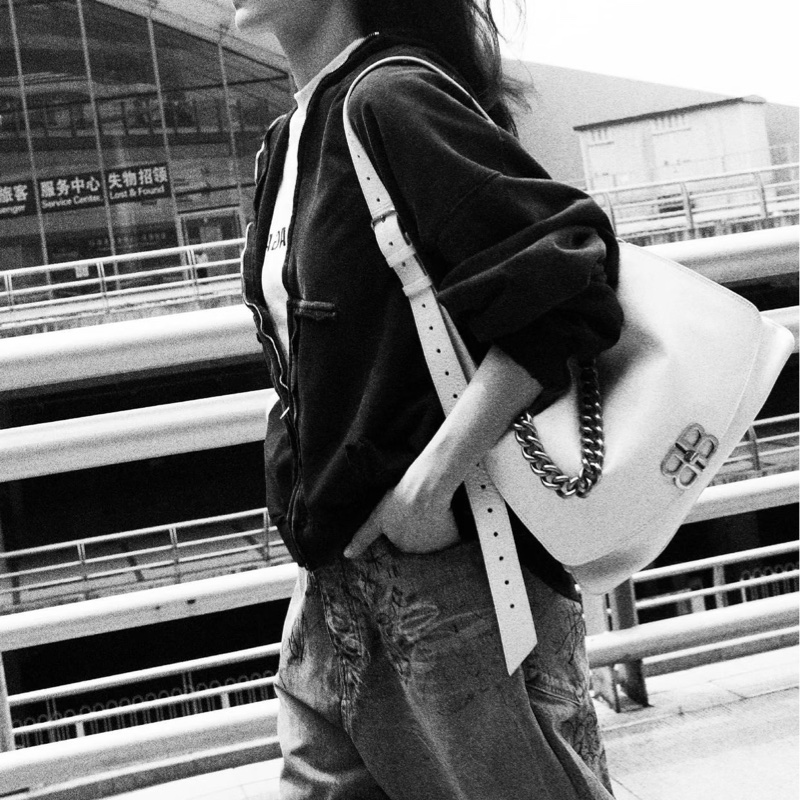 Balenciaga 巴黎世家BBsoft大號奶白色-13