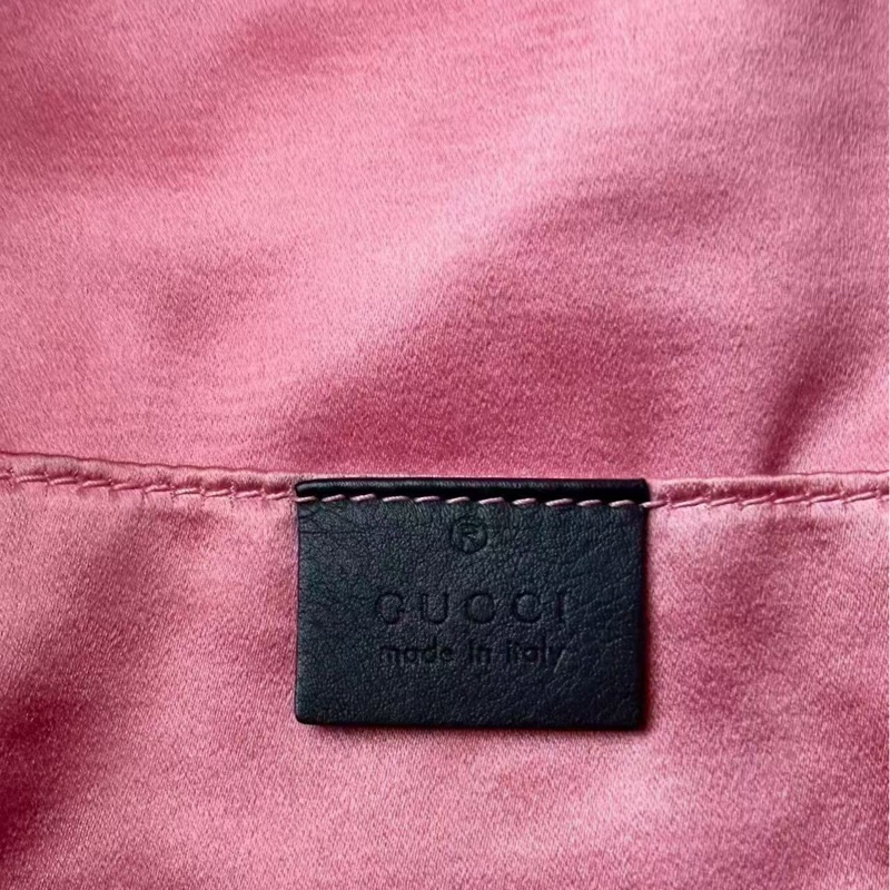 Gucci牛仔珍珠后背包-6