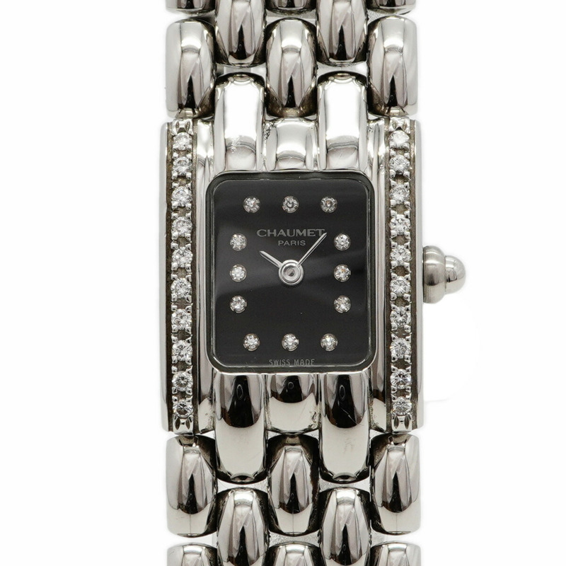 尚美 (Chaumet) Kesis 黑色錶盤女士腕錶-0