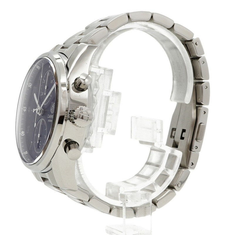 TAG Heuer 豪雅卡萊拉系列 CAS2110 黑色錶盤男士腕錶-1