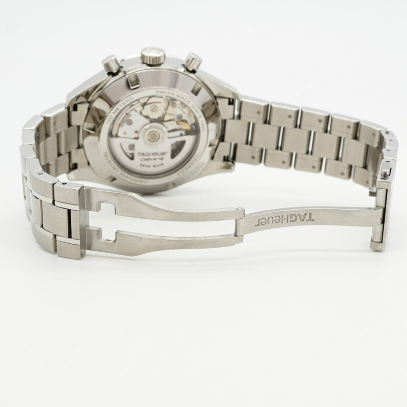 TAG Heuer 豪雅卡萊拉系列 CAS2110 黑色錶盤男士腕錶-3