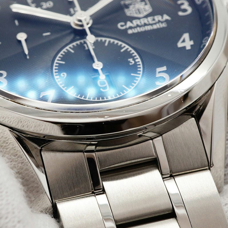 TAG Heuer 豪雅卡萊拉系列 CAS2110 黑色錶盤男士腕錶-6