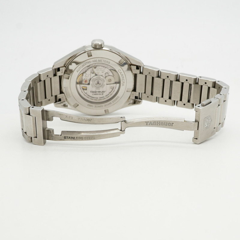 TAG Heuer 豪雅卡萊拉 Calibre 8 WAR5010 黑色錶盤男士腕錶-3