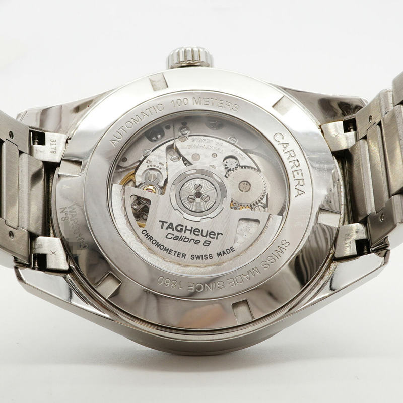 TAG Heuer 豪雅卡萊拉 Calibre 8 WAR5010 黑色錶盤男士腕錶-4