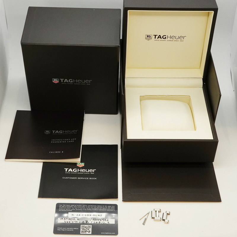 TAG Heuer 豪雅卡萊拉 Calibre 8 WAR5010 黑色錶盤男士腕錶-9